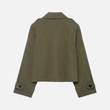Chic Double Breasted Retro Trench Jacket