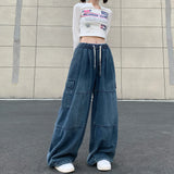 Y2K Effortless Wide Leg Cargo Jeans