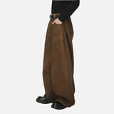 American Style Washed Brown Distressed Jeans