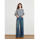 Retro Spring Denim Wide Leg Jeans
