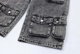 Heavy-duty Multi-pocket Cargo Jorts
