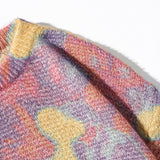 Neon Color Oversized Knitted Sweater