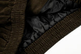 Fashionable High Street Stand Collar Suede Jacket