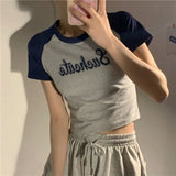 Vintage Women's Print Crop Top