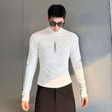 Pattern Printing Long Sleeve T-shirt