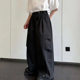 Casual Original Splicing Design Wide Leg Pants
