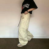 American Style Cool Retro Washed Straight Jeans