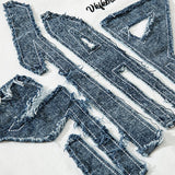 Denim Letter Star T-shirts