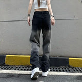 Cozy Cool Gradient High Waist Denim Jeans