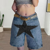 Women's Star Patchwork Shorts