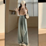 Summer Casual Staple Wide Leg High Waist Jeans