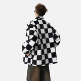 Reversible Thickened Lamb Wool Leather Jacket