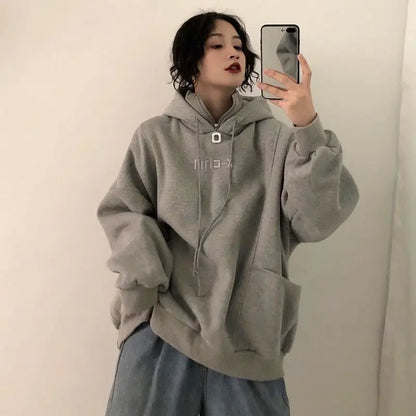 Thick Velvet Cool Winter Hoodie