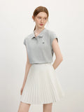 Women Youthful Summer Sporty Linen Blend T-Shirt