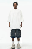 Zip-Up Loose Washed Pocket Jorts
