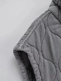 Women's Zip-up Vest Padded Jacket