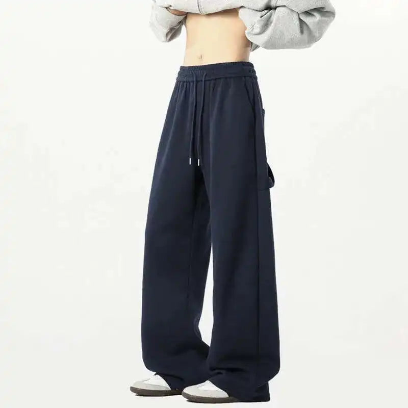 Elastic Waist Korean Style Men's Pants