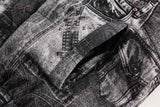 Minimalist Graffiti Printed Loose Hip Hop Jacket