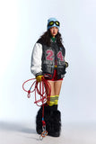 Winter Streetwear Thick Patchwork Varsity Leater Jacket