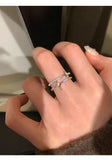 Romantic Pearl  Double Layer Star Ring