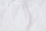 Cozy Casual Solid Color Retro Drawstring Waist Pants
