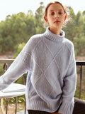 Y2K Cozy Chic Turtle Neck Casual Sweater