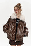 Elevated Comfort Plush Warm Winter Leather Jacket