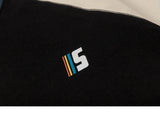 Color Block Retro Patchwork T-shirt