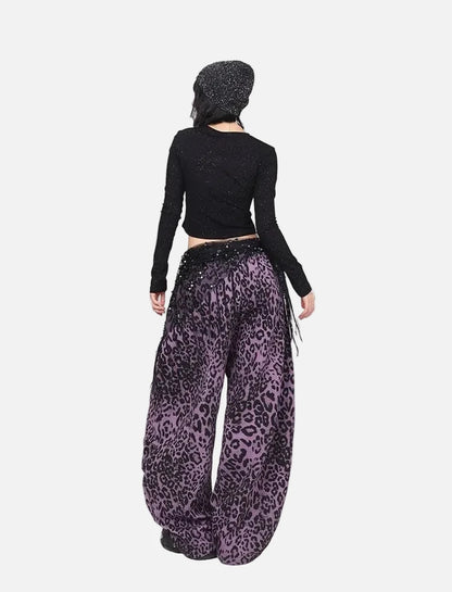 Leopard StreetWare Print Paratrooper Pants
