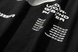 Y2K Oversized Graphic Printed Ribbon T-Shirt