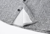 Vertical Striped Hip Hop College Style Jacket