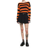 Halloween Gothic Punk Knitted Sweater