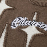 Grunge Hip Hop Knitted Jumper Sweater