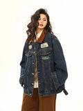 Y2K American Winter Loose Denim Jacket