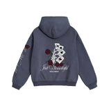 Vintage Washed Boxy Embroidered Hoodie