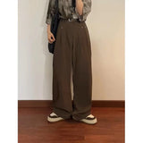Retro Loose American Japanese Pleated Trousers