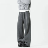 Youthful Wrinkled Campus Straight Leg Sweatpants