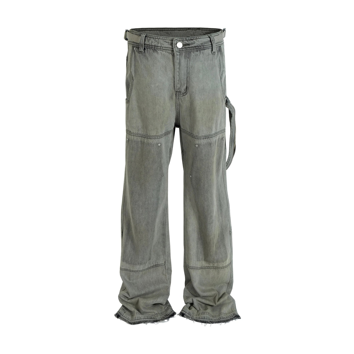 Distressed Vintage Ink Splash Baggy Jeans