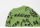 Dragon Graphic Printed Sweater