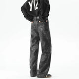 Graffiti Vintage Camouflage Baggy Jeans