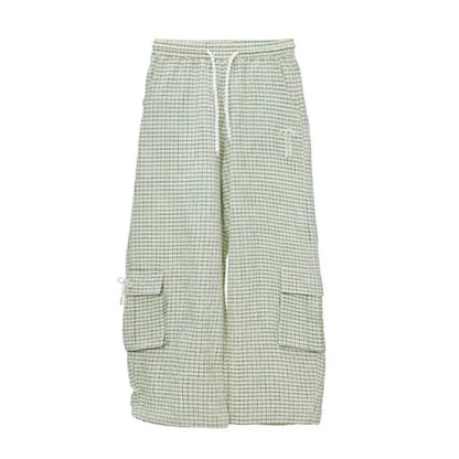 Apricot Pearl Check Dance Pants