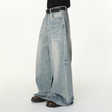 Street Style Inspired Curved Denim Jeans