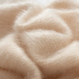 Plush Cashmere Zipper Knitwear Cardigan