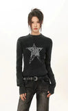 Oversized Star Korean Sweater