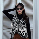 Floral Pattern Women's Cardigan