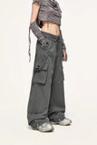 Turn-down Waist Cargo Pants