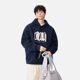 Versatile Winter Graphic Print Casual Hoodie