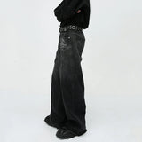 Wide-Leg Tailored Jeans