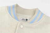 Y2K Women Patchwork Retro Baseball Varsity Jacket