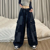 Y2k Denim Vintage Patchwork Baggy Pants